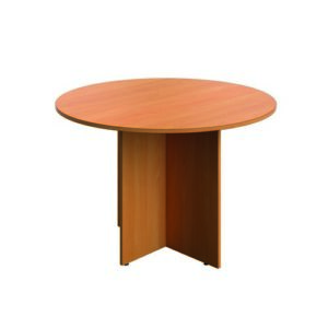 DS8377 | Serrion Connect Leg Round Boardoom Tbl100X1100Bch/Sv