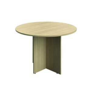 DS8384 | Serrion Connect Leg Round Boardoom Tbl1100X1100Ok/Sv