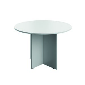 DS8388 | Serrion Connect Leg Round Boardoom Tbl1100X1100Wh/Sv