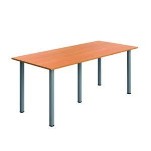 DS8414 | Serrion Connect Pole Leg Rect Tbl1800X800Bch/Sv