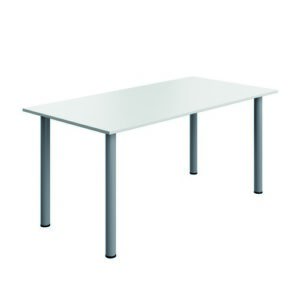 DS8432 | Serrion Connect Pole Leg Rect Tbl1600X800Wh/Sv