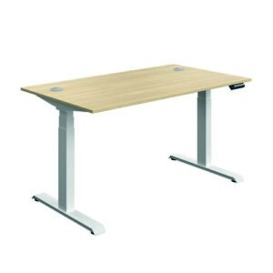 DS8444 | Serrion Connect Dual Motor Sit Stand|Oak/White