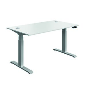 DS8448 | Serrion Connect Dual Motor Sit Stand|White/Silver