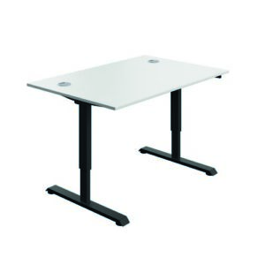 DS8470 | Serrion Connect Single Motor Sit Stand |White/Black