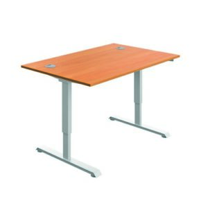 DS8474 | Serrion Connect Single Motor Sit Stand |Beech/White