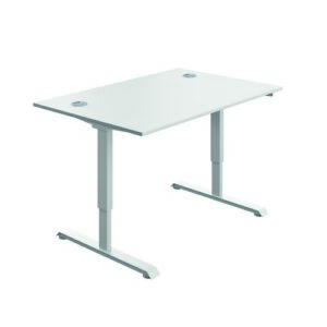 DS8476 | Serrion Connect Single Motor Sit Stand White/White