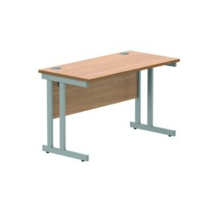 DS8567 | Rectangular Double Upright1200X600Beech/Silver