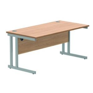 DS8572 | Rectangular Double Upright1600X800Beech/Silver