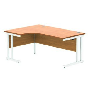 DS8581 | Left Hand Corner Double Upright1600X1200Beech/White