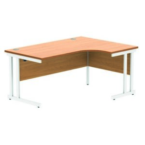 DS8582 | Right Hand Corner Double Upright1600X1200Beech/White