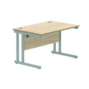 DS8586 | Rectangular Double Upright1200X800Oak/Silver