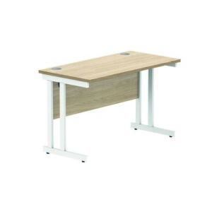 DS8591 | Rectangular Double Upright1200X600Oak/White