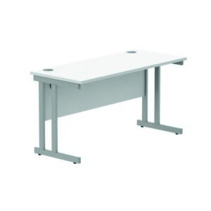 DS8600 | Rectangular Double Upright1400X600White/Silver