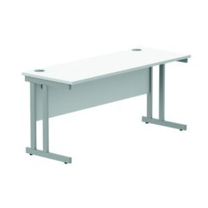 DS8601 | Rectangular Double Upright1600X600White/Silver