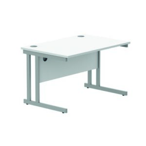 DS8602 | Rectangular Double Upright1200X800White/Silver