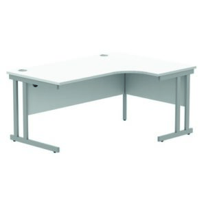 DS8606 | Right Hand Corner Double Upright1600X1200White/Silver