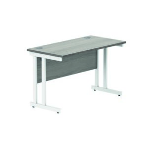 DS8623 | Rectangular Double Upright1200X600Grey Oak/White