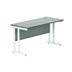 DS8624 | Rectangular Double Upright1400X600Grey Oak/White