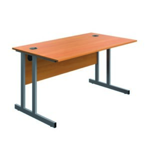 DS8632 | Serrion Connect Twu Deskbeech/Silver