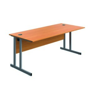 DS8634 | Serrion Connect Twu Desk Beech/Silver