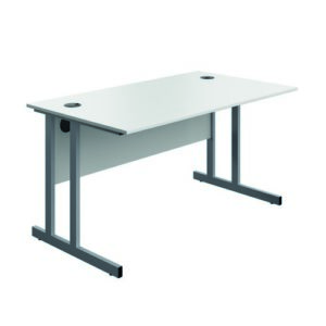 DS8640 | Serrion Connect Twu Desk1400X730White/Silver