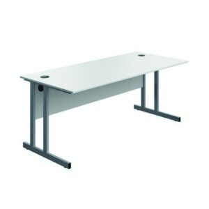DS8642 | Serrion Connect Twu Desk1800X730White/Silver