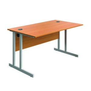 DS8646 | Serrion Connect Twu Desk1400X730Beech/White
