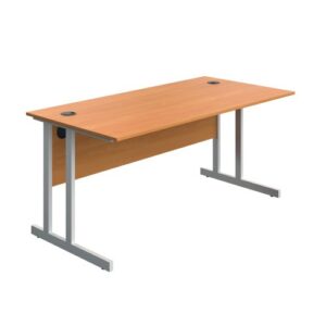 DS8647 | Serrion Connect Twu Desk1600X730Beech/White