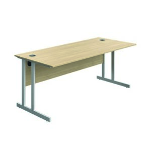 DS8654 | Serrion Connect Twu Desk1800X730Oak/White
