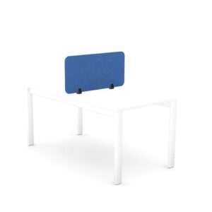 DS8670 | PET Desk Mounted Acoustic Screen Straight Top 790x400 Blue