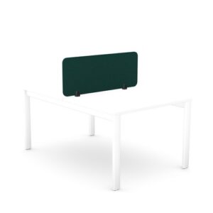 DS8674 | PET Desk Mounted Acoustic Screen Straight Top 1190x400 Green