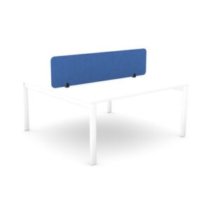 DS8679 | PET Desk Mounted Acoustic Screen Straight Top 1590x400 Blue