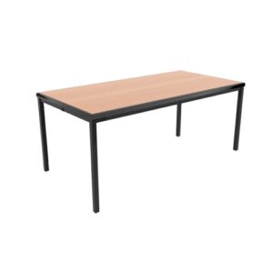 DS8700 | Titan T-Table 1200x600x590mm Flat Pack Beech/Black KF882418
