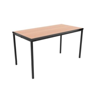 DS8702 | Titan T-Table 1200x600x710mm Flat Pack Beech/Black KF882422