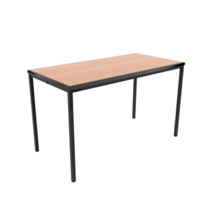 DS8703 | Titan T-Table 1200x600x760mm Flat Pack Beech/Black KF882424