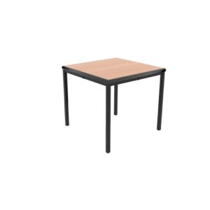 DS8712 | Titan T-Table 600x600x590mm Flat Pack Beech/Black KF882430