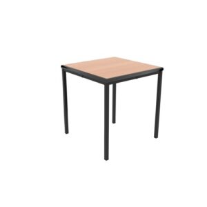 DS8713 | Titan T-Table 600x600x640mm Flat Pack Beech/Black KF882432