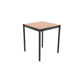 DS8714 | Titan T-Table 600x600x710mm Flat Pack Beech/Black KF882434