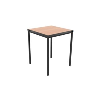 DS8715 | Titan T-Table 600x600x760mm Flat Pack Beech/Black KF882436