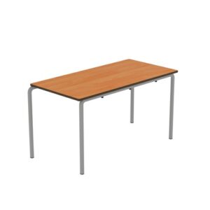 DS8723 | Titan Crush Bent Frame Table 1200x600x640 Beech/Grey