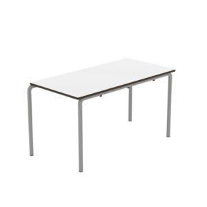 DS8729 | Titan Crush Bent Frame Table 1200x600x640 White/Grey