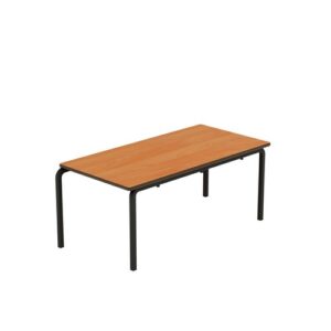 DS8730 | Titan Crush Bent Frame Table 1100x550x460 Beech/Black
