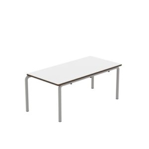 DS8737 | Titan Crush Bent Frame Table 1100x550x460 White/Grey