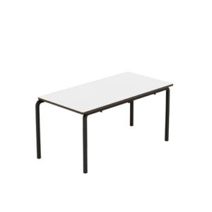 DS8744 | Titan Crush Bent Frame Table 1100x550x530 White/Black