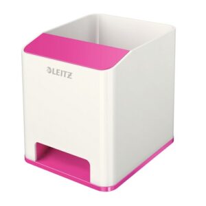DT5012 | Leitz Wow Sound Pen Holder Duo Colour White/Pink