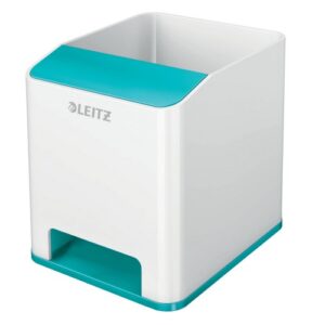 DT5026 | Leitz Sound Pen Holder WOW DuoColour White/Ice Blue
