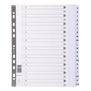 DV1242 | Guildhall A-Z Index Mylar Wht A4 MWDA-ZZ
