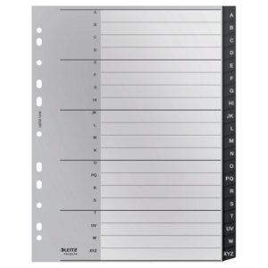 DV1263 | Leitz Index Recycle A - Z A4 Pp Black