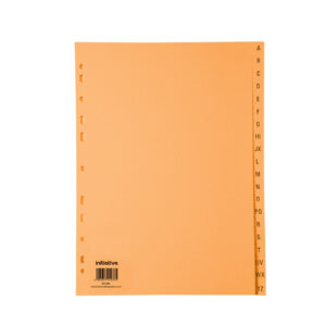 DV1485 | Initiative Manilla Divider A4 A-Z Buff