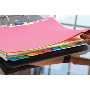DV1558 | Elba Bright Manilla Dividers 10 Part Card 400008300